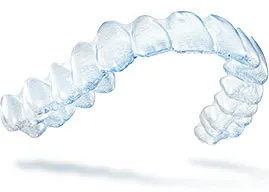 Photo upper jaw Invisalign tray