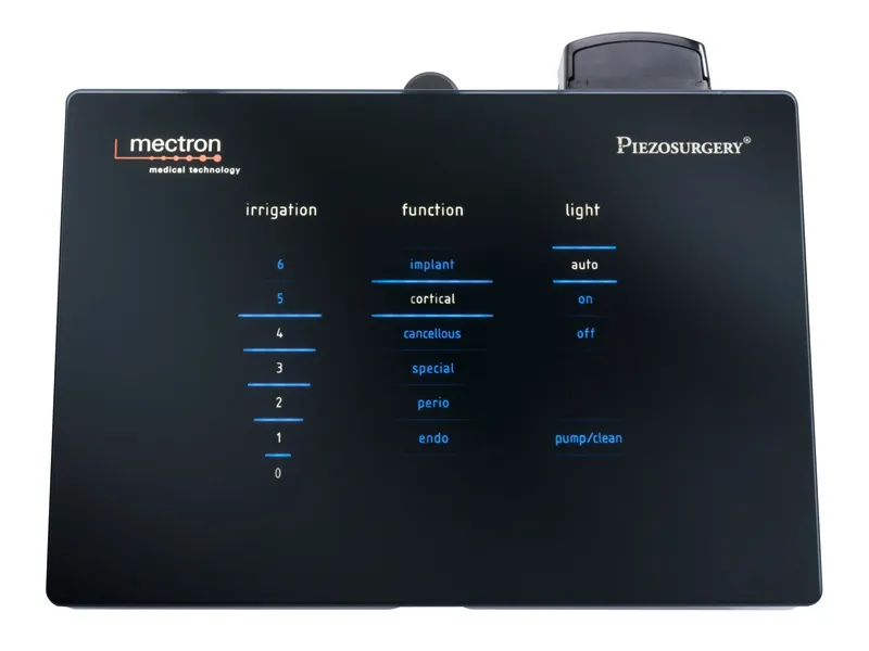 Close up photo of the Mectron Piezosurgery unit
